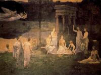 Pierre-Cecile Puvis de Chavannes - The Sacred Wood Cherished by the Arts and the Muses